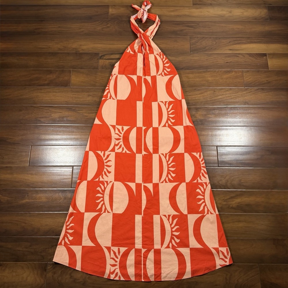 Crosby By Mollie Burch Womens Size Large Always Sunny Sleeveless Cleo Maxi Dress
